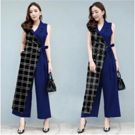 Baju Wanita Js Madika Hn Kotak Navy