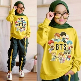 Baju Anak Kd St Bts Ff Kuning
