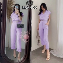 Baju Wanita Jumbo St Franco Mb Lilac