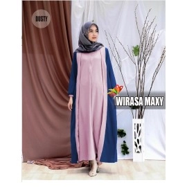 Baju Korea Hj Maxi Wirasa Jc Dusty