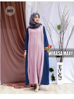 Baju Korea Hj Maxi Wirasa Jc Dusty