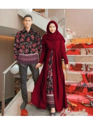 Baju Couple Cp Sarwendah Ra Maroon