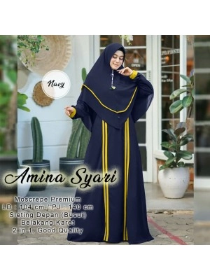 Baju Korea Hj Syari Amina Us Navy