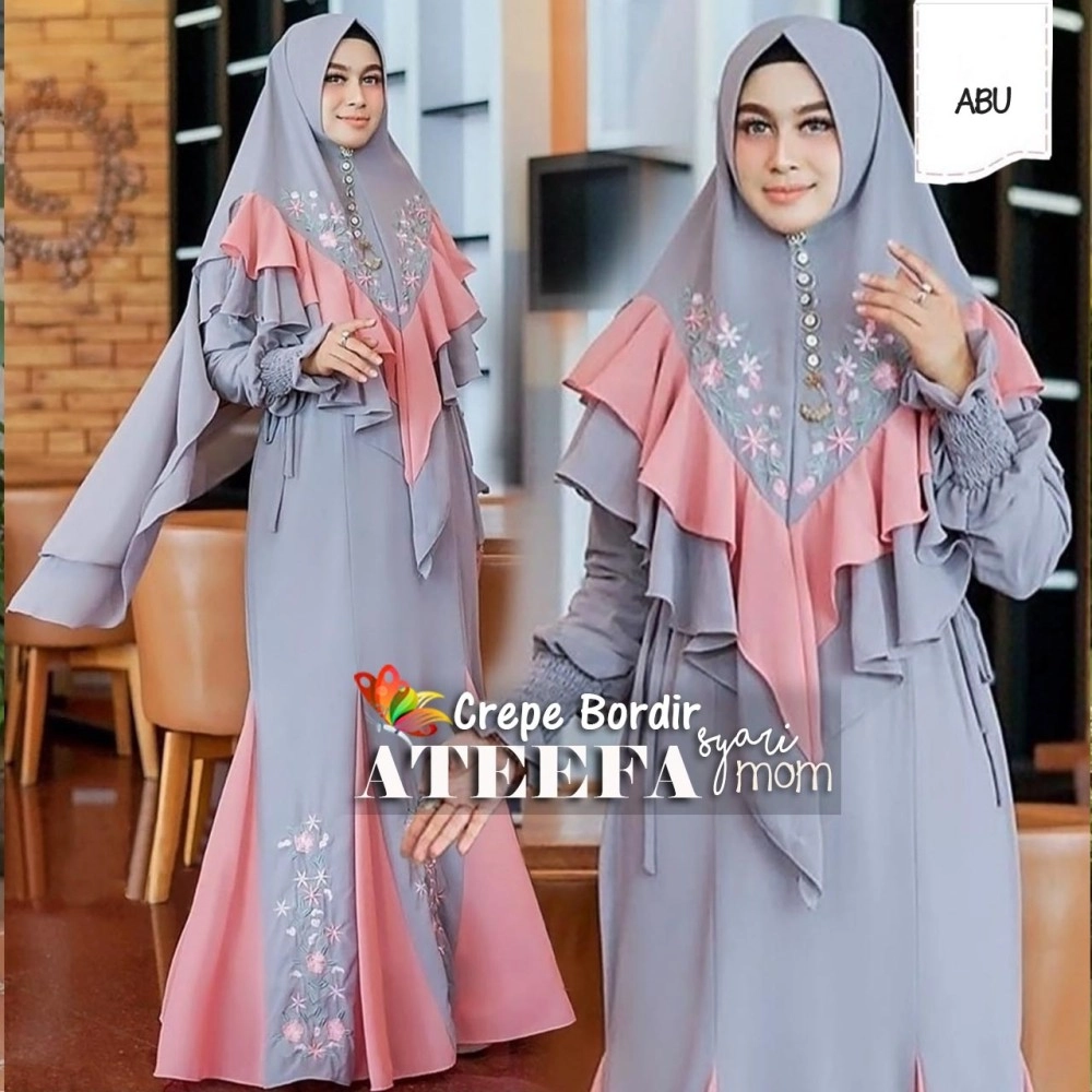 Baju Korea Hj Syari Ateefa Jc Abu