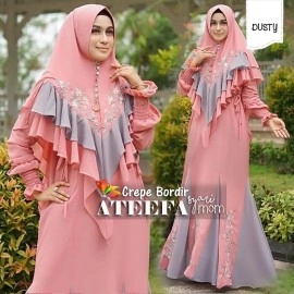 Baju Korea Hj Syari Ateefa Jc Dusty