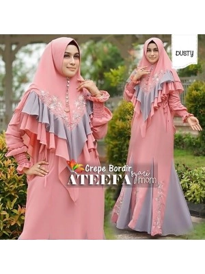 Baju Korea Hj Syari Ateefa Jc Dusty