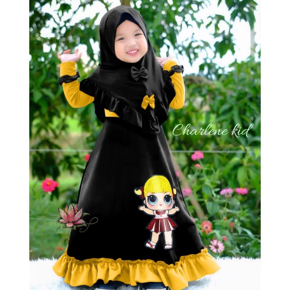Baju Anak Kd Hj Syari Charlang Vol 3 Black Baju Anak Kd Hj Syari Charlang Vol 3 Black