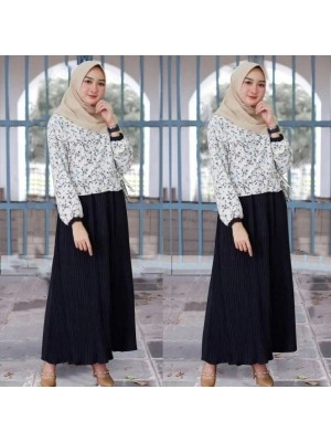 Baju Korea St Monica Ra White