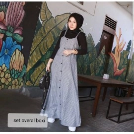 Baju Korea St Overall Boxi Ra