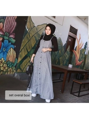 Baju Korea St Overall Boxi Ra