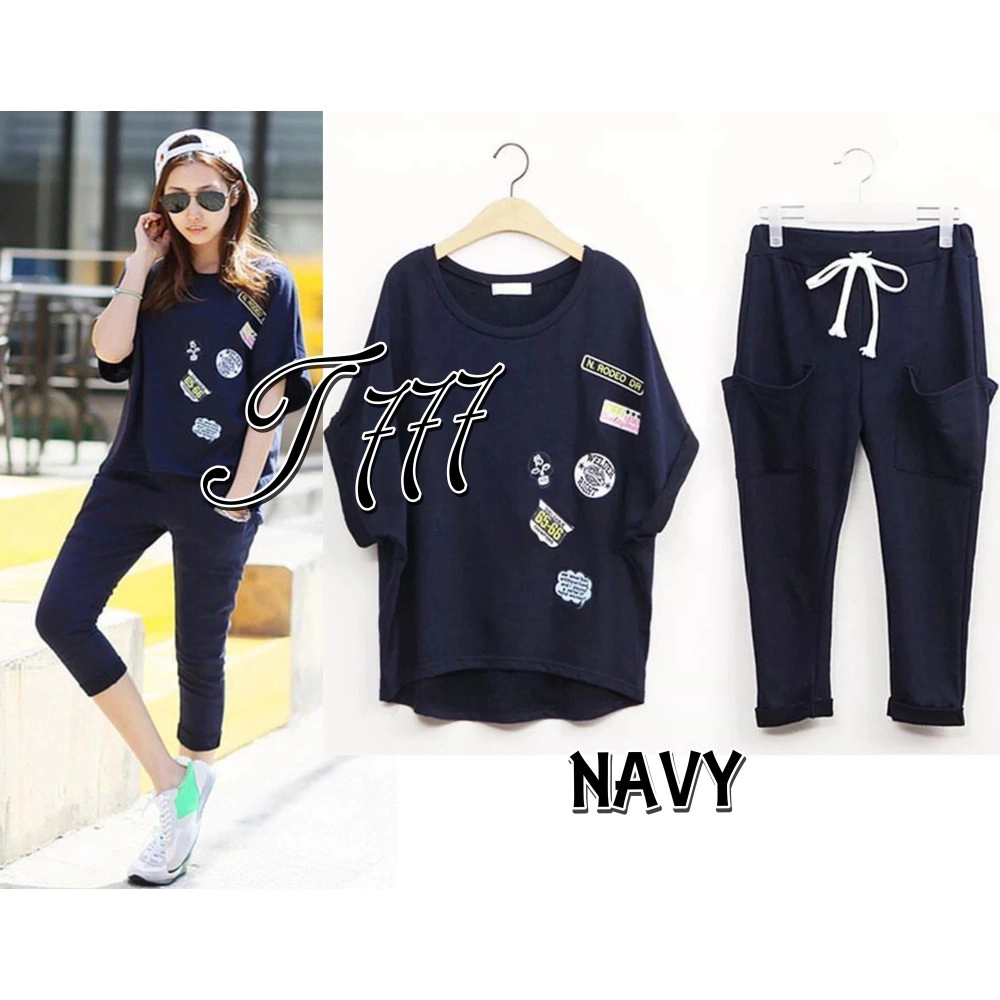 Baju Korea St Champion Ql Navy