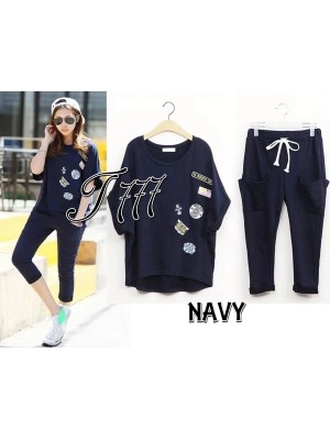 Baju Korea St Champion Ql Navy