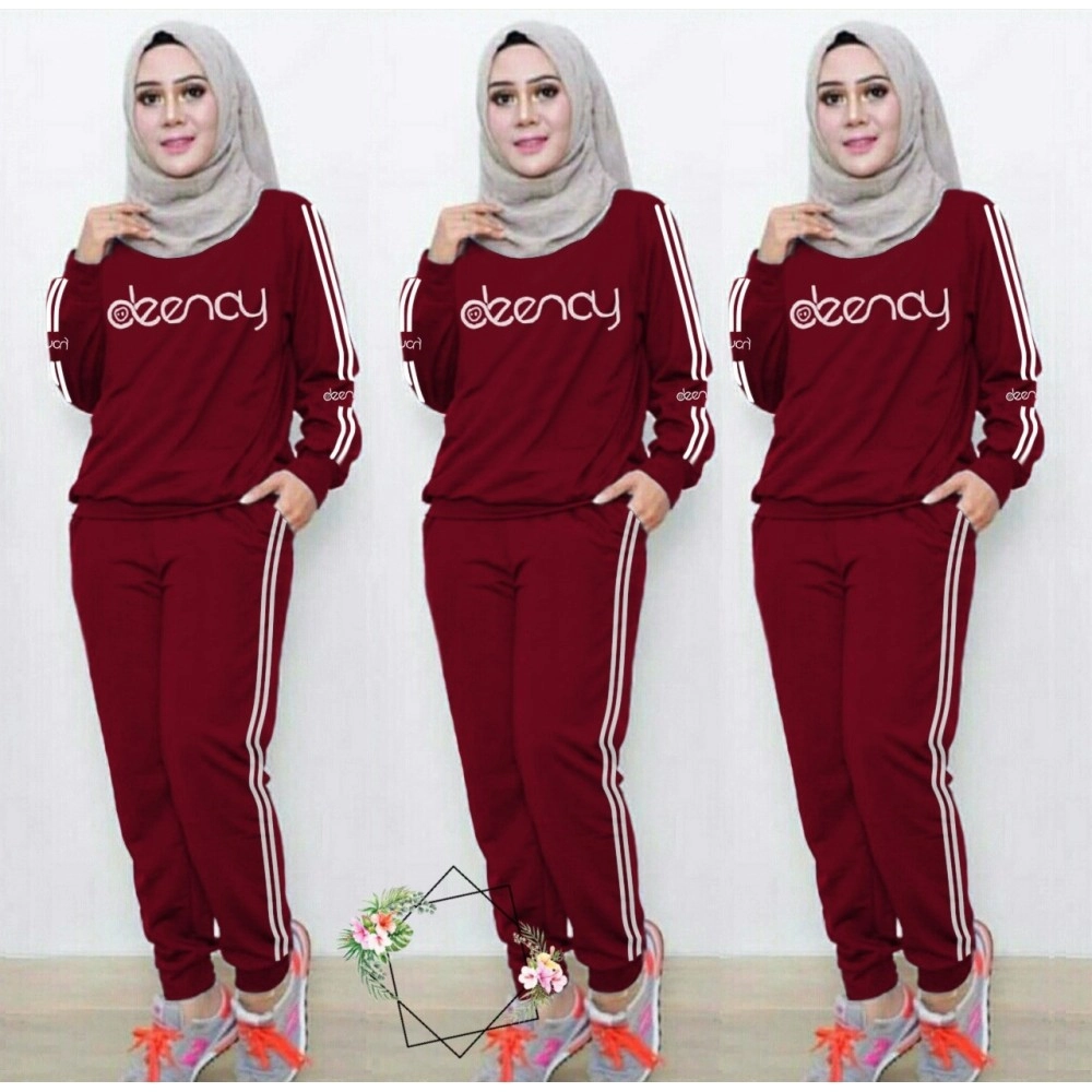 Baju Korea St Dinda Vb Maroon