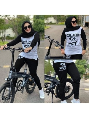Baju Korea St Everyday Bike Raus Black