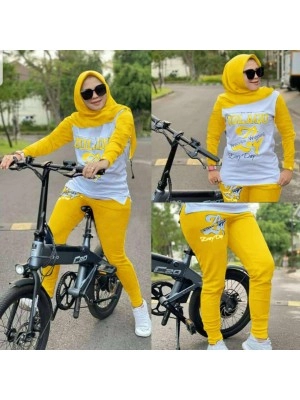 Baju Korea St Everyday Bike Raus Mustard