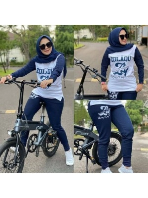 Baju Korea St Everyday Bike Raus Navy