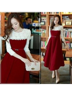 Baju Wanita Drs Kori Sl Maroon