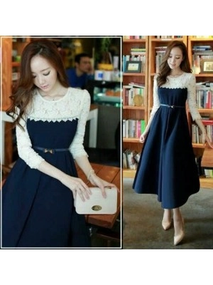 Baju Wanita Drs Kori Sl Navy