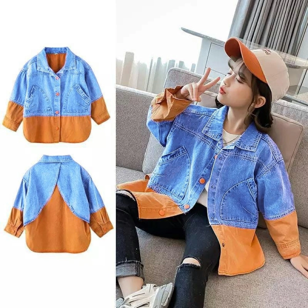 Baju Anak Kd Jkt Velish Ks Denim Muda