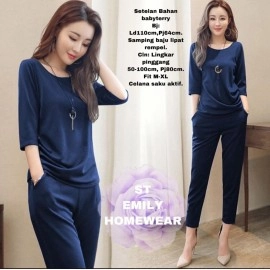 Baju Wanita St Emily Homewear Vl Navy