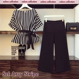 Baju Wanita St Arsy Stripe Wedges Vl
