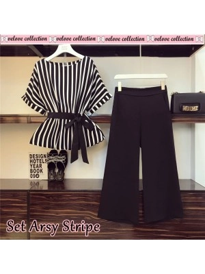 Baju Wanita St Arsy Stripe Wedges Vl