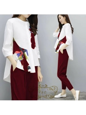 Baju Korea St Beatrice Ff Maroon