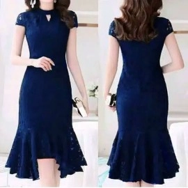 Baju Korea Drs Sophia Sl Navy