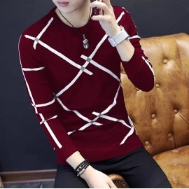 Baju Pria Top Man Settman Vs Maroon