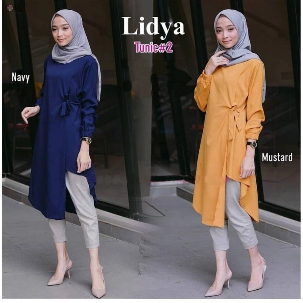 Baju Korea Tunik Lidya Sf