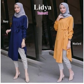 Baju Korea Tunik Lidya Sf