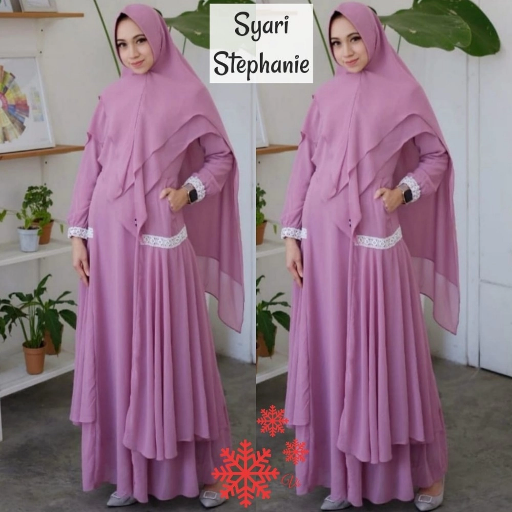 Baju Korea Hj Syari Stephanie Vs Lavender Baju Korea Hj Syari Stephanie Vs Lavender