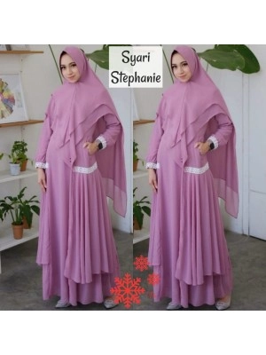 Baju Korea Hj Syari Stephanie Vs Lavender