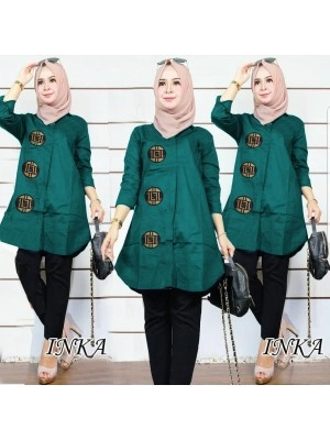 Baju Korea Tunik Inka Hn Toska