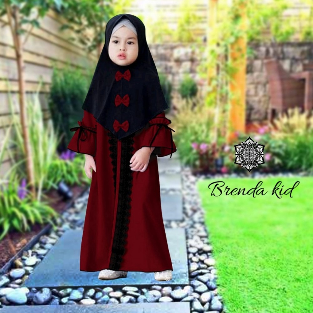 Baju Anak Kd Hj Syari Brenda Ga Maroon Baju Anak Kd Hj Syari Brenda Ga Maroon