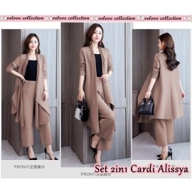 Baju Korea St Cardi Alissya Vl Coksu