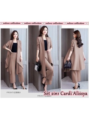 Baju Korea St Cardi Alissya Vl Coksu