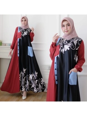 Baju Korea Hj Maxi Cantik On Black