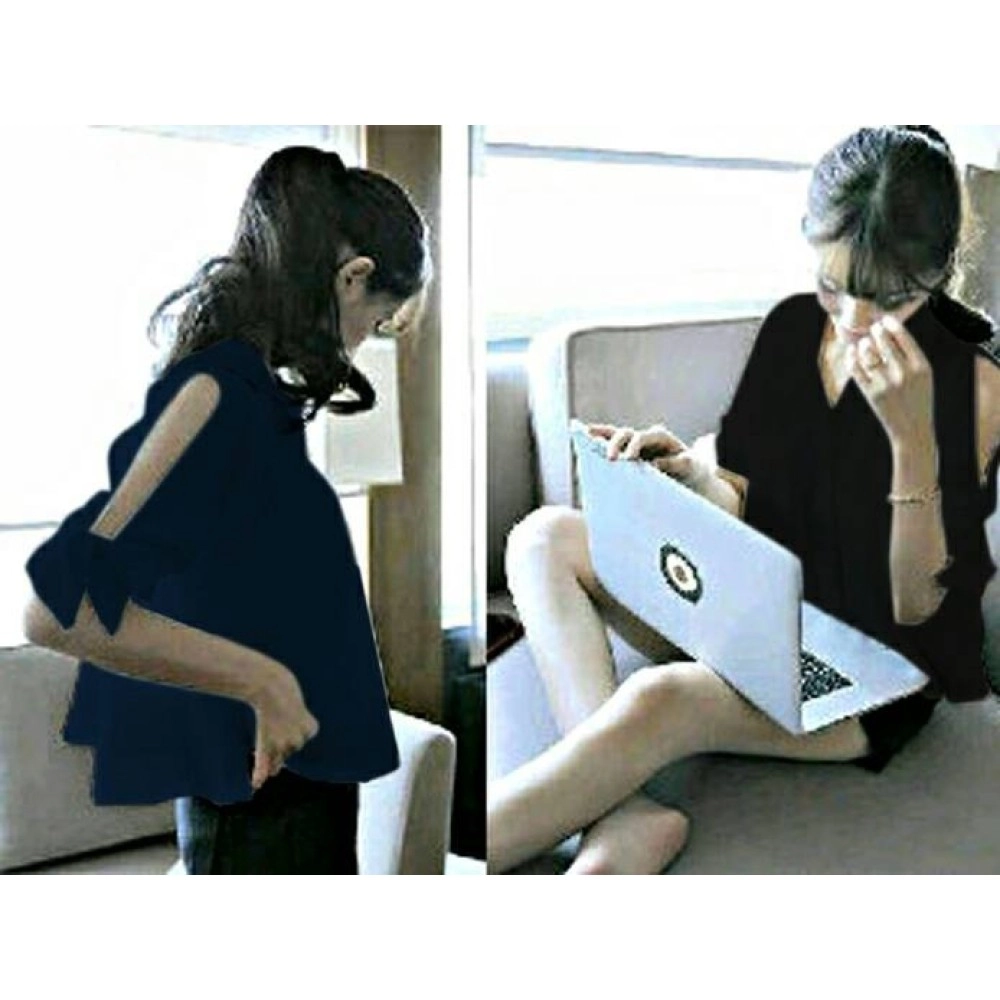 Baju Korea Top Laptopor Girl