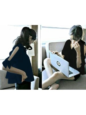Baju Korea Top Laptopor Girl