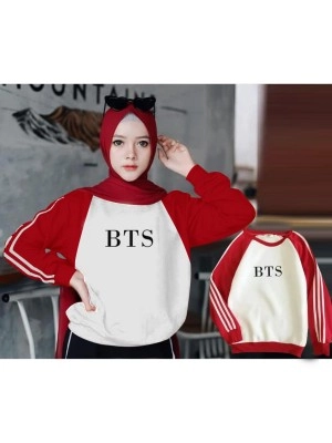 Baju Korea Sw Bts Kim Vb Red