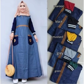 Baju Korea Tunik Fafe Hn Navy