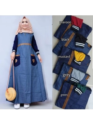 Baju Korea Tunik Fafe Hn Navy