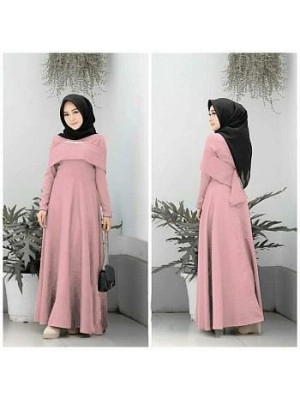 Baju Korea Hj Maxi Sandra Ra Dusty