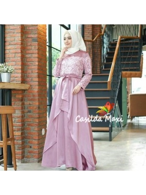 Baju Korea Hj Maxi Casilda Jc Dusty