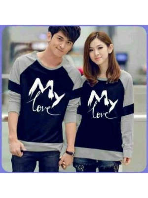 Baju Couple Cp Mylove Navy