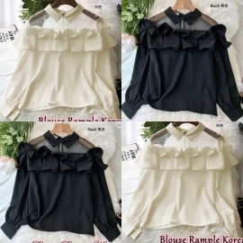 Baju Korea Blouse Korean Vl