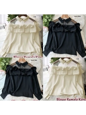 Baju Korea Blouse Korean Vl
