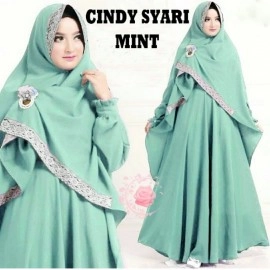 Baju Wanita Hj Syari Cindy Mb Mint