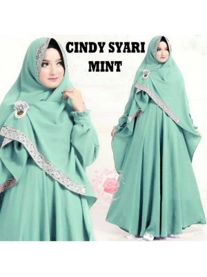 Baju Wanita Hj Syari Cindy Mb Mint